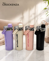 Sitarayuri 800 ML Premium Water Bottle with Handle – Stylish Leak-Proof Sports & Travel Bottle