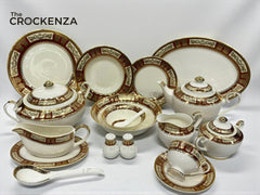 Yamasen Japan-Inspired Gold-plated Royal Dining Set | Available in 75 & 103 Pieces Serving
