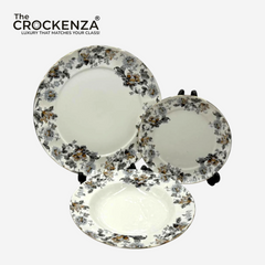 Royal Elegance Vintage Floral Plate Set – Inspired by Royal Albert 18 (Pcs)