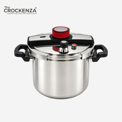 Imported Tornado 2-in-1 Pressure Cooker with Tempered Glass Lid & Steamer