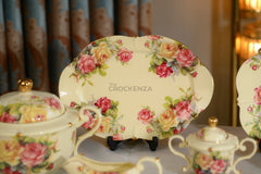 Imported Premium 75 Pcs Dinner Set for 8-persons Serving - Inspired by Royal Albert England