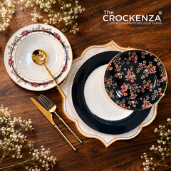 Imported Luxury 18-Pcs Johnson Bros–Inspired Premium Floral Plate Set