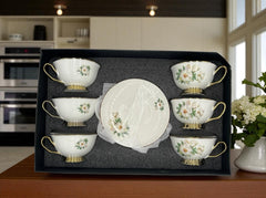 Imperial Elegance Cup & Saucer Set 12 (Pcs)