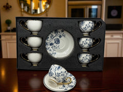 Johnson Bros Savor & Serve – Luxury Cups & Saucers Bone China 12 (Pcs)