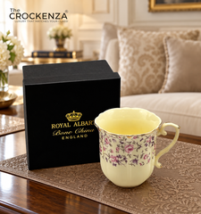 Royal Albert-Inspired Luxury Floral Mug – Single Piece