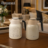 Luxury FEENIK 1.5 Litre Floral Insulated Thermos Flask – Premium Insulated Beverage Server