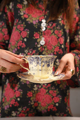 Imported Premium 75 Pcs Dinner Set for 8-persons Serving - Inspired by Royal Albert England