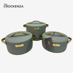 Forever Gold Imported Thermal Hotpot Set – Sage Green Gold Edition