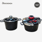 Imported Uakeen Germany Digital Non-Stick Cooker Set – 4L & 6L | Luxury Kitchen Collection