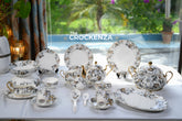 Elegant Royal Albert style 75 Pcs Dinner Set - 8 Person Serving