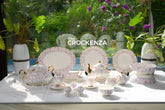 Imported Premium 75 Pcs Dinner Set for 8-persons Serving - Inspired by Royal Albert England