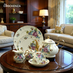 Royal Elegance Tea Set – Royal Albert Inspired- 24 (Pcs)