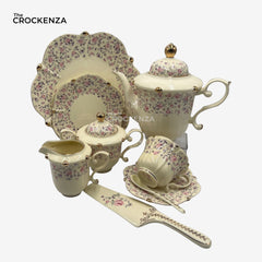 Royal Elegance Tea Set – Royal Albert Inspired- 31 (Pcs)