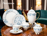 Imported Luxury Johnson Brothers–Inspired 24-Piece Fine Dining Tea Set