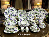 Imported Premium 75 Pcs Dinner Set for 8-persons Serving - Inspired by Royal Albert England