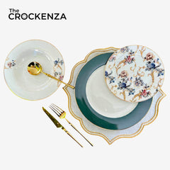 Luxury Johnson Bros inspired 18-Piece Plate Set – Experience the fine Dine Luxury!