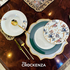 Luxury Johnson Bros inspired 18-Piece Plate Set – Experience the fine Dine Luxury!