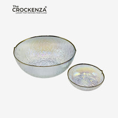 Luxury 7 Pcs Dessert Serving Glass Bowl Set