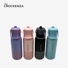 Sitarayuri 700 ML Stainless Steel Insulated Water Bottle with Carry Handle – Leak-Proof Hot & Cold Travel Flask (Copy)