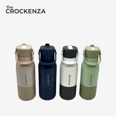 Sitarayuri 700 ML Stainless Steel Insulated Water Bottle with Carry Handle – Leak-Proof Hot & Cold Travel Flask