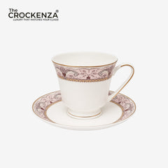 The Crockenza Imperial Blossom Fine Bone China Tea Cup & Saucer Set