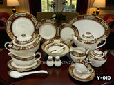 Yamasen Japan-Inspired Gold-plated Royal Dining Set | Available in 75 & 103 Pieces Serving
