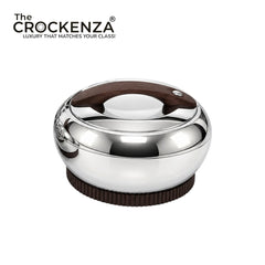 Imported Forever Gold Hotpot Set – Shine Nickel with Dark Wooden Finish (3L, 4L & 5L)