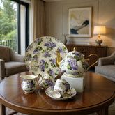 Royal Elegance - Imported Royal Albert inspired 24-piece Luxury Tea Set