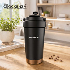 Luxury 500ML Stainless Steel Insulated Coffee Mug | Leak-Proof Hot & Cold Coffee Cup