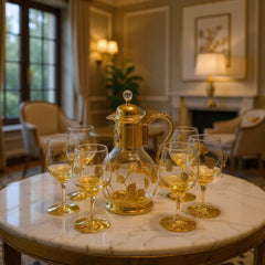 Luxury Golden Water Set (7 Pcs) – Elegant Dining & Serving Essential