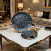 Luxury 7 Pcs Glass Cake Set – Premium Cake Serving Plate Set