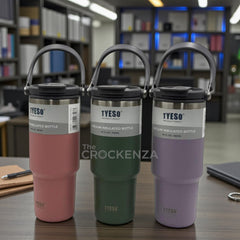 Tyeso "ROAM" Stainless Steel 1200ML Travel Tumbler with 2-in-1 Flip Straw & Sip Lid