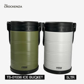 Premium Insulated Ice Bucket with Lid & Handle – Large Capacity Ice Storage Bucket for Home, Parties & Kitchen