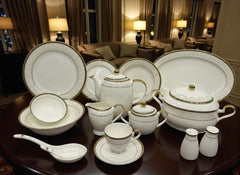 Deluxe Bone China Imported Dinnerware Set (73 & 101 Pc) – The Premium Host Collection - JT-002
