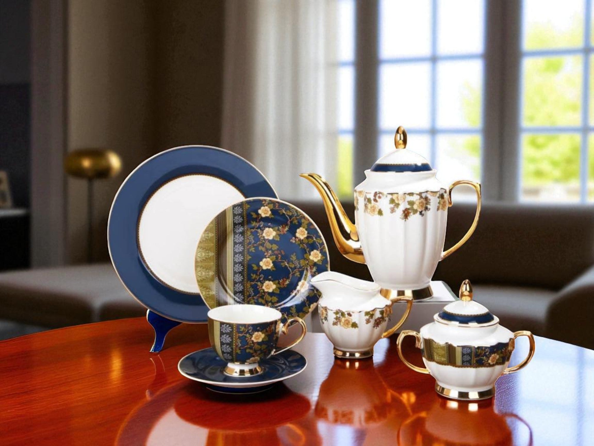 Luxury 24-Piece Tea Set – Perfect for Elegant Gatherings
