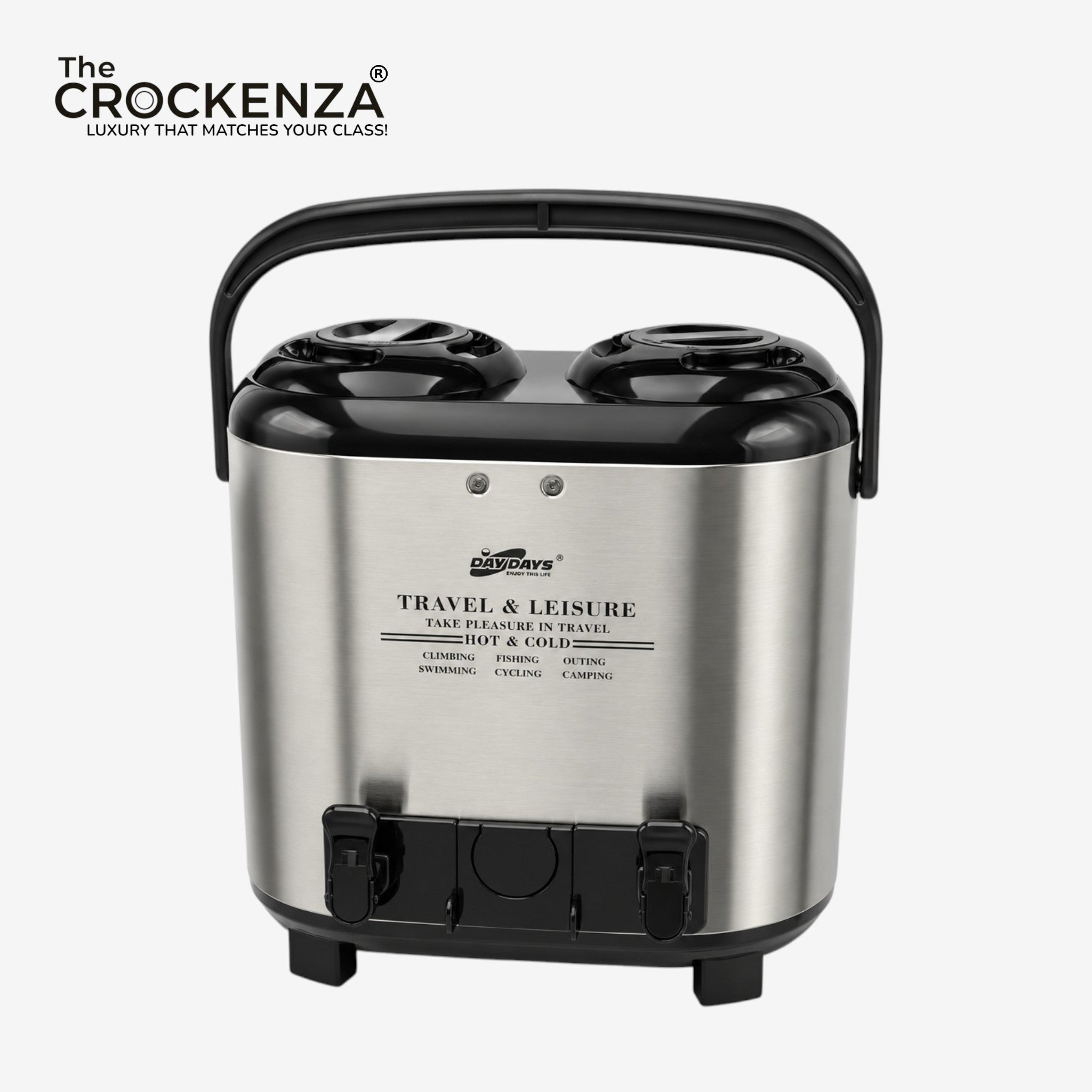 Days N Days 15L Dual Compartment Hot & Cold Insulated Water Cooler – 7.5L + 7.5L