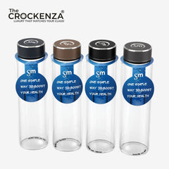 SM 1000ML Premium Clear Water Bottle – Stylish Reusable Everyday Hydration Bottle