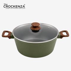 Luxury Baroly Non-Stick Casserole with Glass Lid | Induction Compatible | 24CM & 28CM