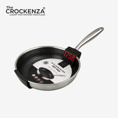 OSFE 26CM Tri-Ply Stainless Steel Fry Pan – Premium Non-Stick Patterned Frying Pan