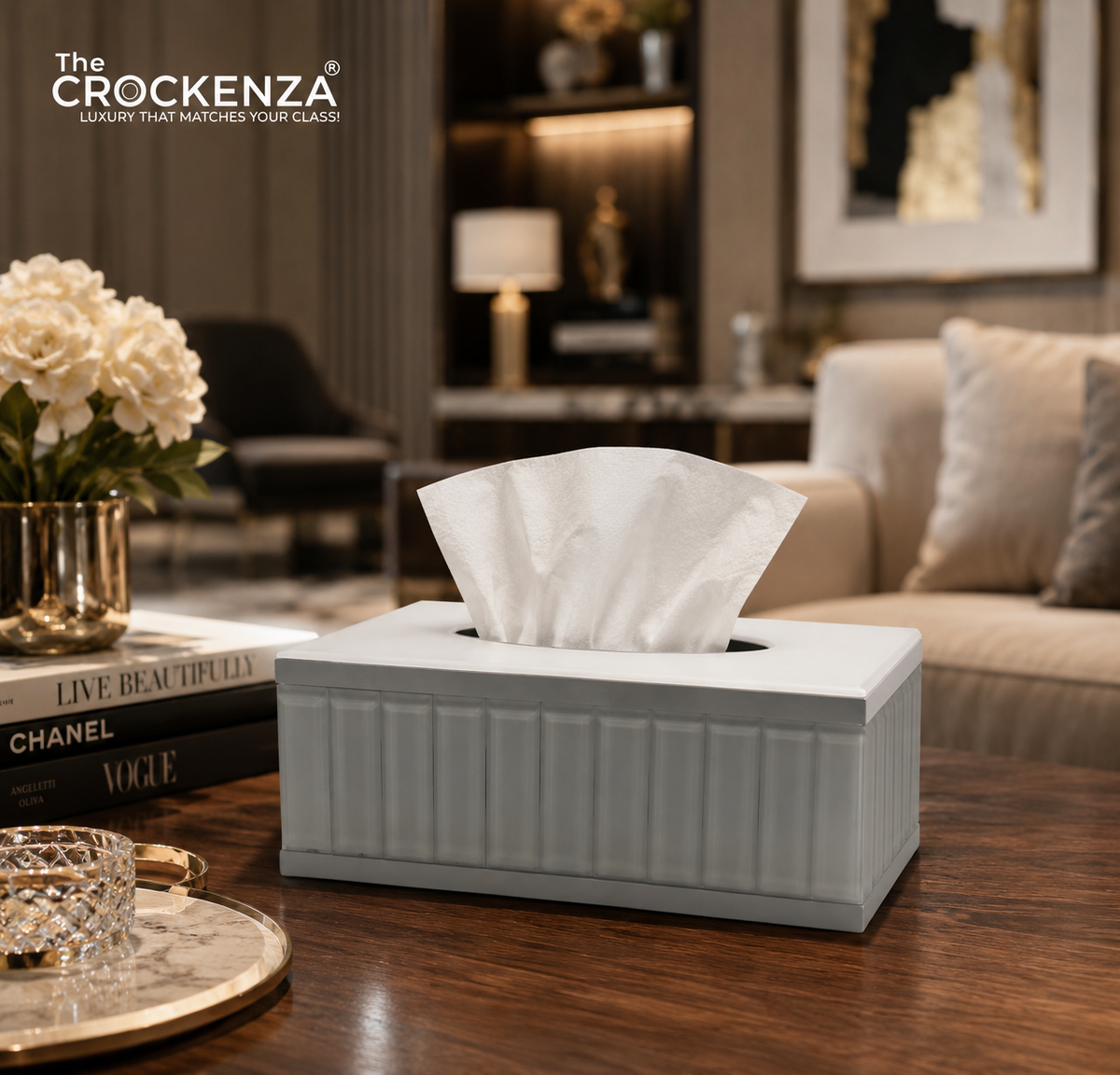 Luxury Premium Tissue Box – Elegant Decorative Tissue Box for Home, Office & Car