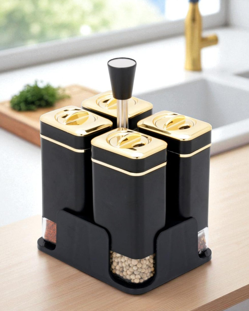 Salt & Pepper Set of 4 – Perfect for Dining & Cooking