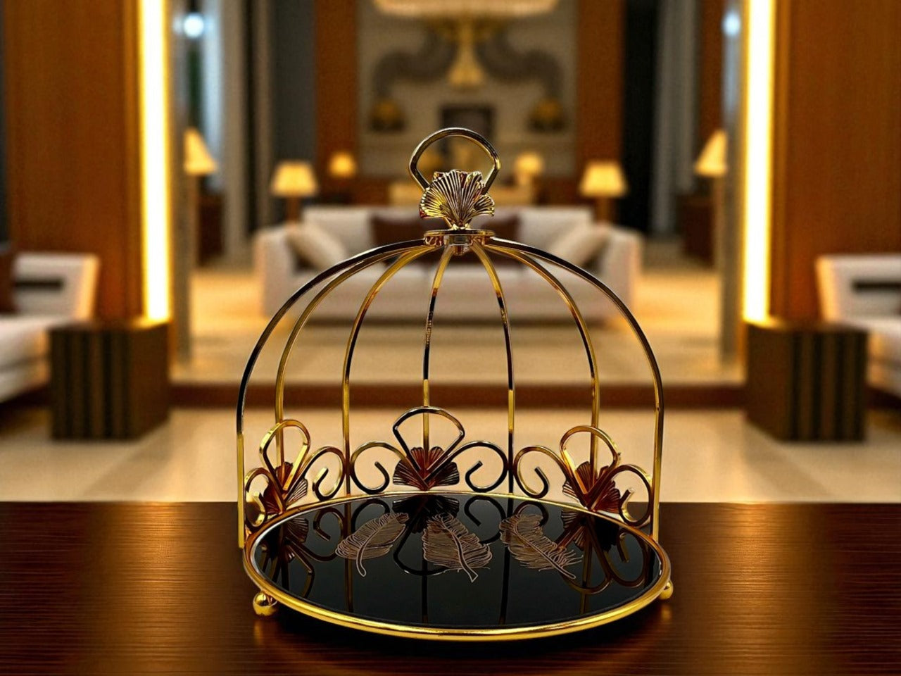 Gold Pastry Serving Stand – Elegant Dessert & Luxury Tableware