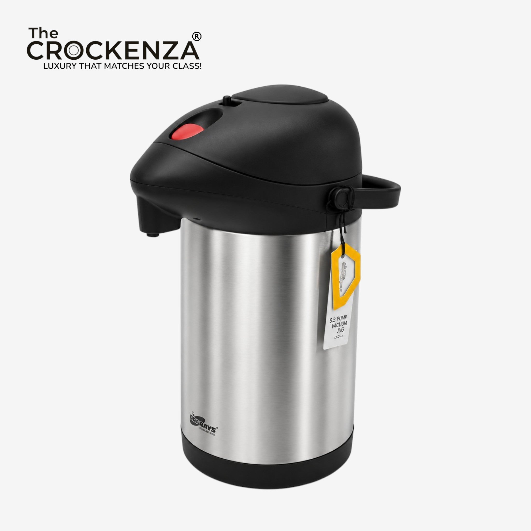 Luxury 2.5L Stainless Steel Air-tight Thermos – Vacuum Insulated Hot & Cold Beverage