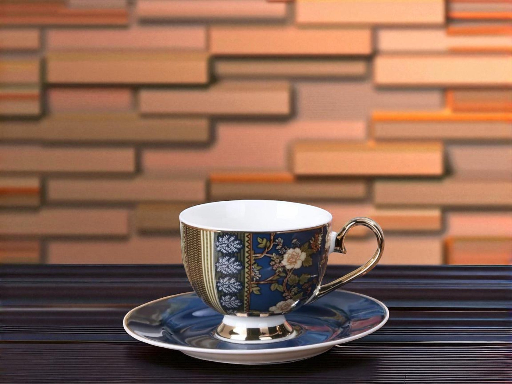 Johnson Bros Savor & Serve – Luxury Cups & Saucers Bone China 12 (Pcs)