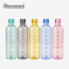 750ML & 1000ML Motivational Water Bottle with Time Marker – Transparent Reusable Hydration Bottle