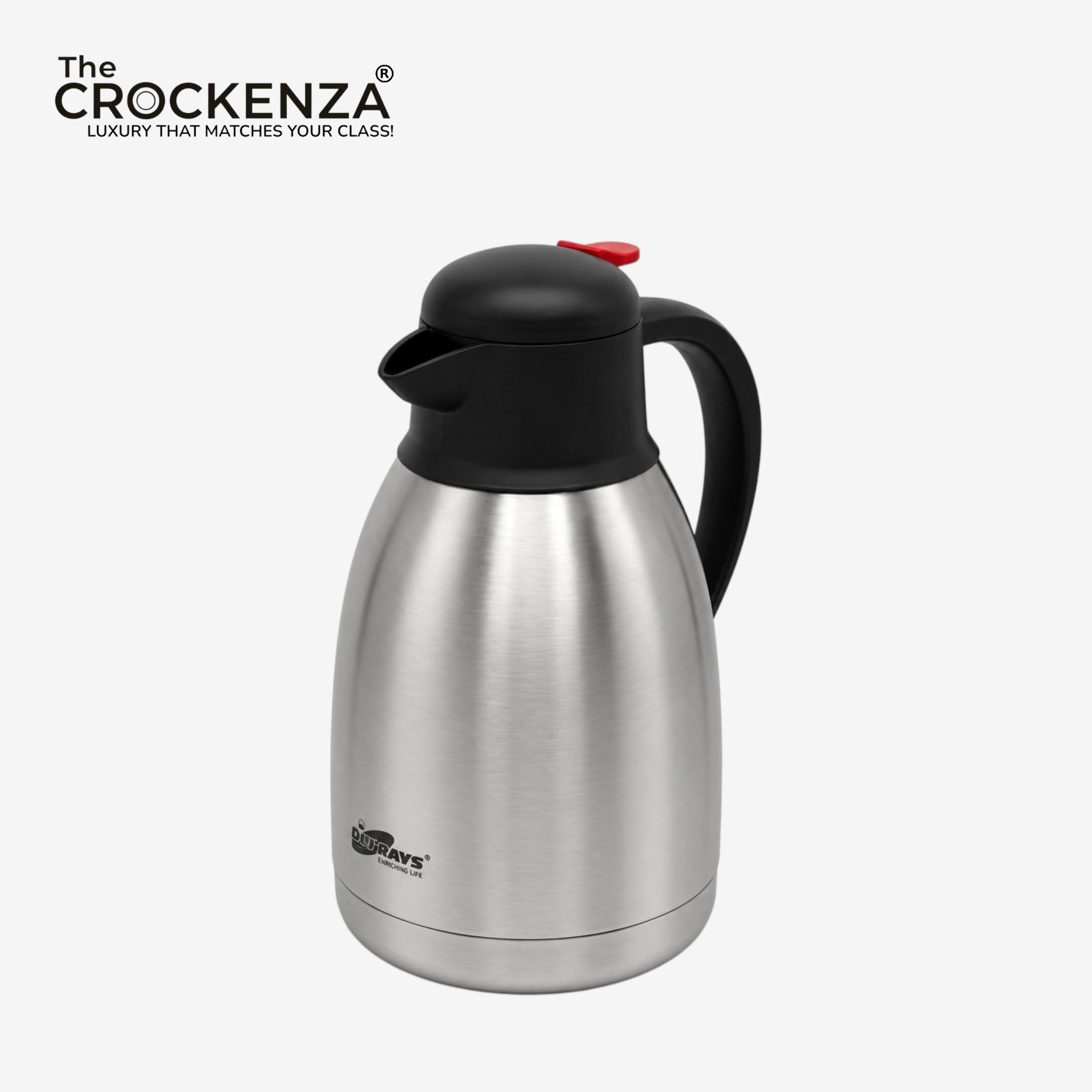Luxury 1.5L / 2L Stainless Steel Air-tight Thermos – Vacuum Insulated Hot & Cold Beverage