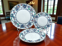 Luxury Royal Albert Inspired 18-Piece Floral Plate Set – Ideal for 6-Person Table Setting