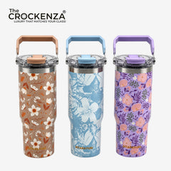 Luxury SITARAYURI 900ML Insulated Coffee Mug with Handle | Stainless Steel Vacuum Travel Tumbler