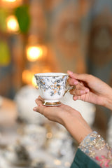 Elegant Royal Albert style 75 Pcs Dinner Set - 8 Person Serving