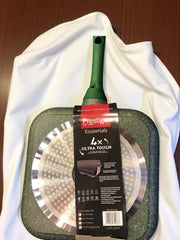 Prestige Granite Essentials Square Grill Pan – 28cm Heavy-Duty Granite Non-Stick